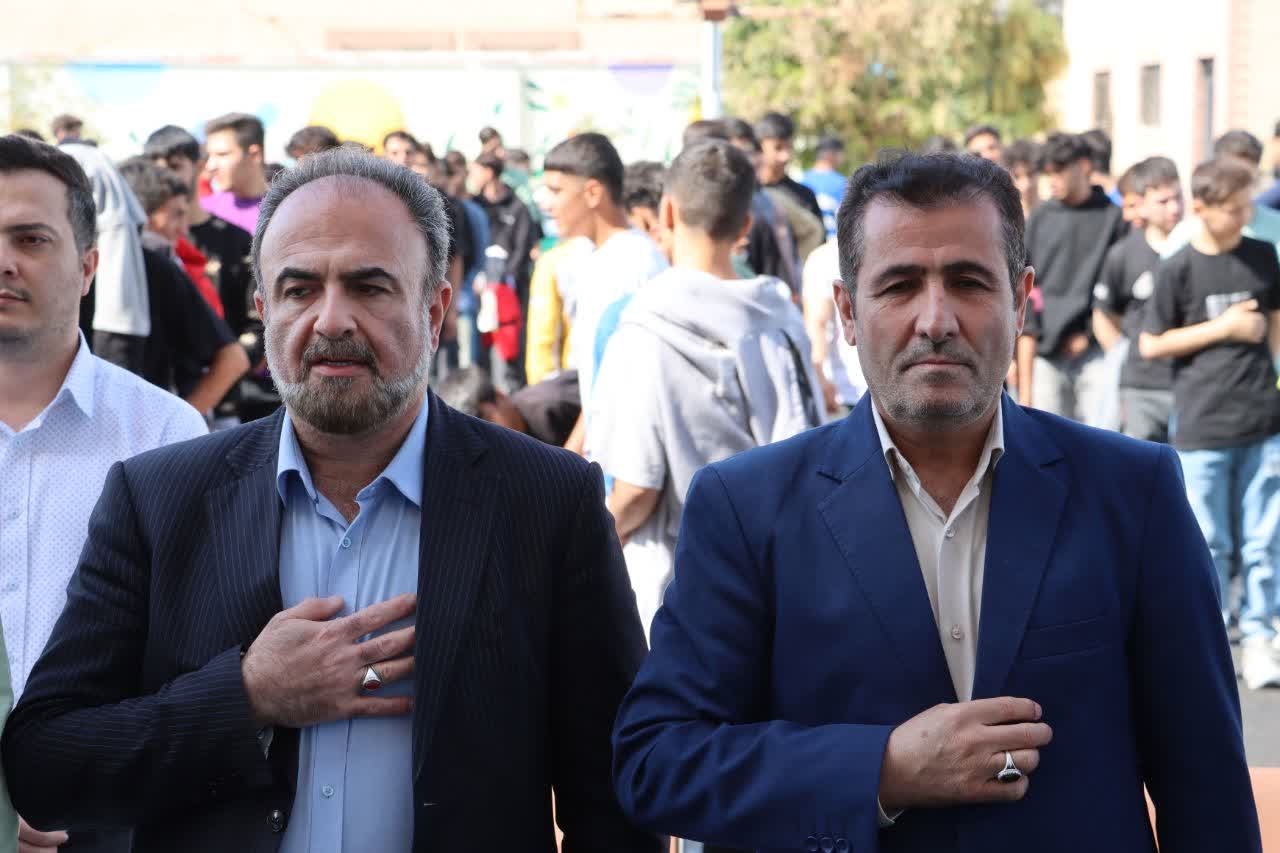 افتتاح هنرستان فنی‌وحرفه‌ای و کاردانش مهندس اصغر مشحون در ماهدشت