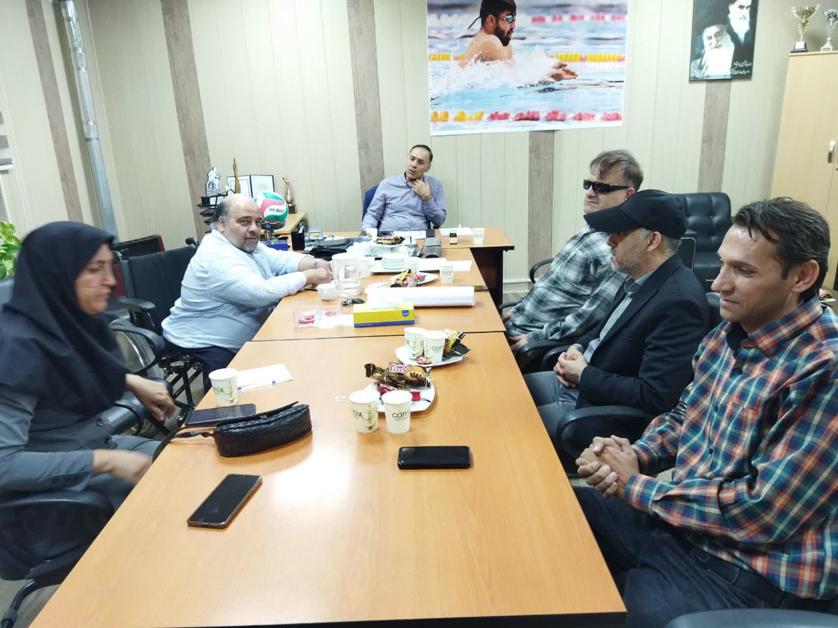 برگزاری نشست مشترک هیئت‌های ورزشی جانبازان و نابینایان استان البرز در هفته پارالمپیک