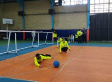 برگزاری مسابقه ۴جانبه گلبال در شهرستان فردیس